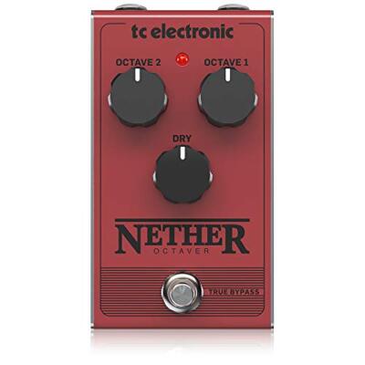 TC Electronic NETHER OCTAVER Classic All-Analog Octave Pedal with 1 or 2 Octaves
