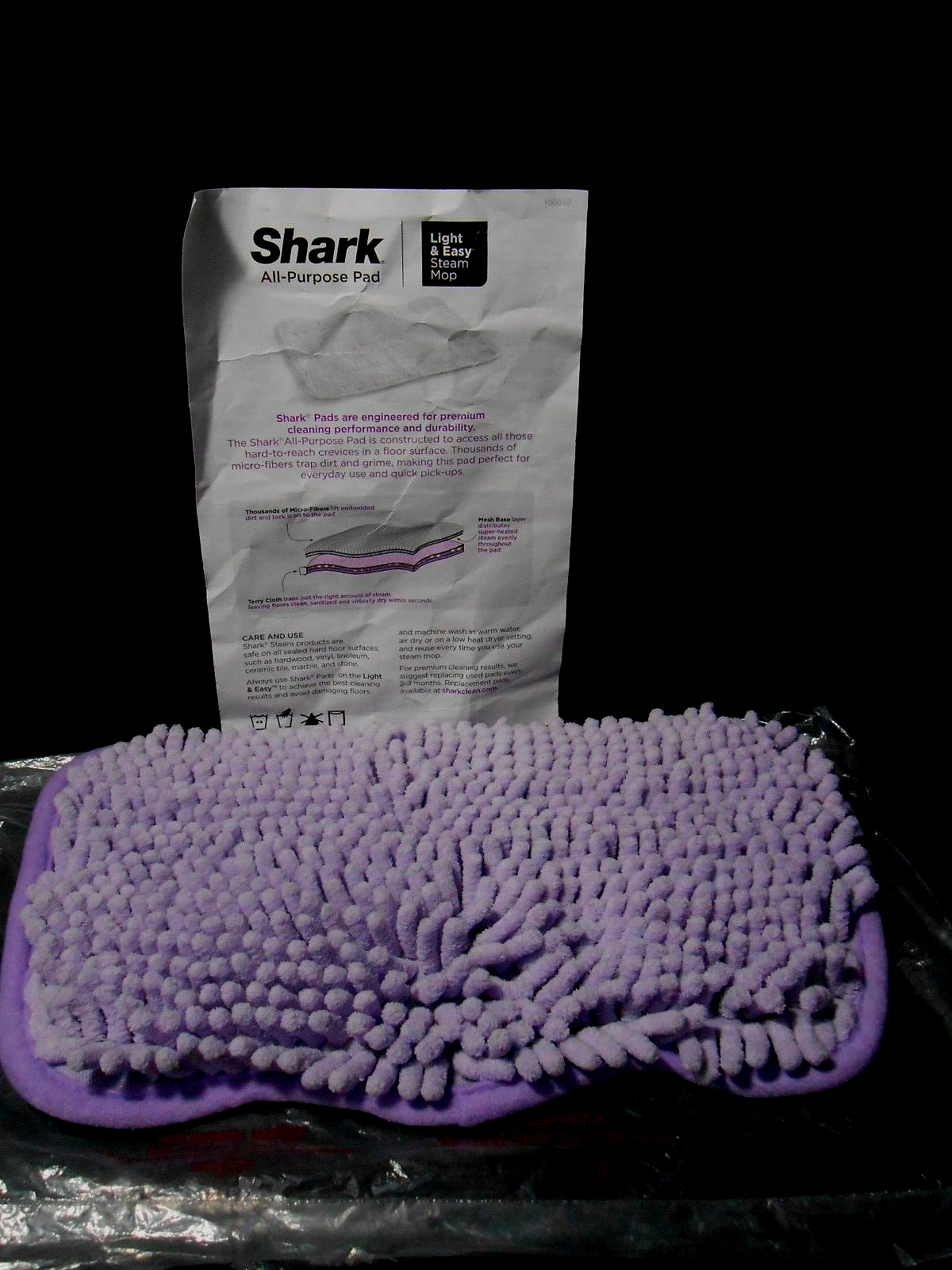 Shark Light & Easy Steam Mop Washable Heavy Duty Pad REPLACEMENT Pad
