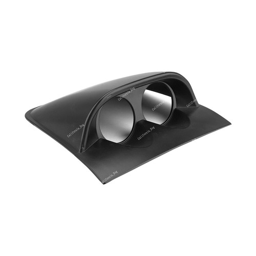 52mm Black Car Dual Dash Gauge Meter Pod 2 Hole Dashboard Mount Holder Pod - Picture 2 of 6