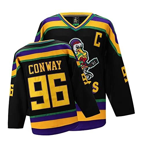 Mighty Ducks Movie Hockey Jersey 90S Hip Hop Adults Clothing for