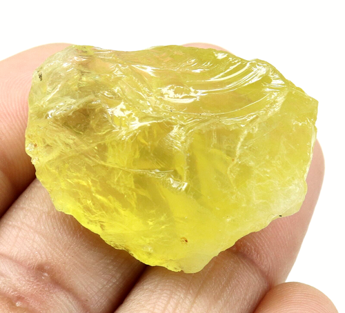 95.20 Ct Natural Lemon Brazilian Citrine Untreated Earth-Mined Loose Rough - Imagen 8 de 8