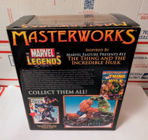 Marvel Legends Masterworks THE THING vs THE INCREDIBLE HULK Figurine ToyBiz 2006 - Picture 2 of 2