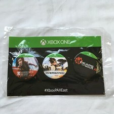 Xbox One Button Badges Large Size Promo Pax East Collector "NEW" RARE SEALED