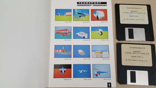 Virtual Reality Studio v2.02 ©1992 Domark Group for Commodore Amiga - 第 3/7 張圖片