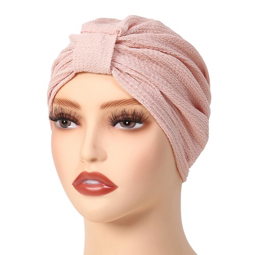 Mujeres Indias Turbante Bufanda Hijab Sombrero Musulmán Pérdida de Cabello Quimio Gorra Gorro Cubierta Envolvente - Imagen 10 de 28