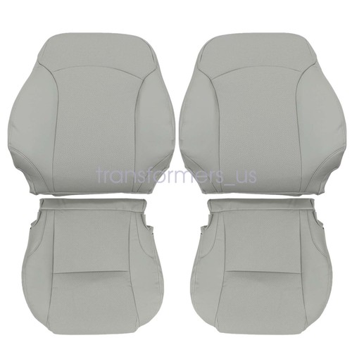 For 2006-2013 Lexus IS250 IS350 Driver / Passenger Bottom / Top Seat Cover Gray - Foto 95 di 105