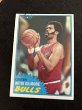 1981-82 Topps Basketball Card #7 Artis Gilmore Chicago Bulls NmMt Free Shipping!