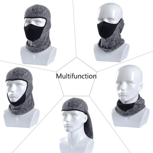 Balaclava Neck Warm Mask Winter Fleece Thermal Face Mask UV Protection Sun Hoods - Bild 5 von 18