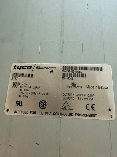 Netzteil S1.5B – 48V 24.5A & 5.1V 1.5A – Tyco Electronics – Server - Bild 2 von 4