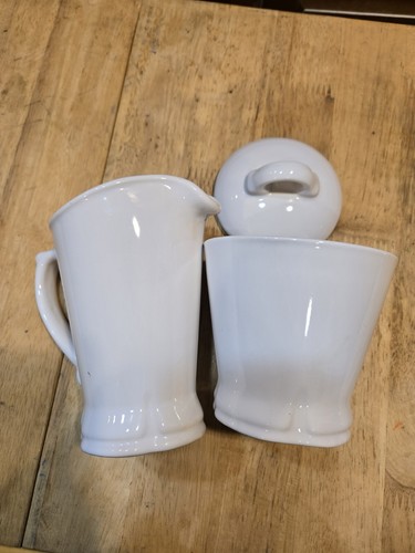 Pfaltzgraff Grand Hotel Creamer and Sugar with Lid Made in the USA - Picture 14 of 16