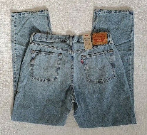 NUEVOS Pantalones de mezclilla atléticos para hombre Levis 541 con elástico 181810265 azul lt 33x30 34x32 - Imagen 4 de 4