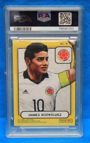 2017 PANINI SELECT # 16 James Rodriguez PSA 8 NM-MT # 75596150 - KABOOM! - Picture 2 of 2