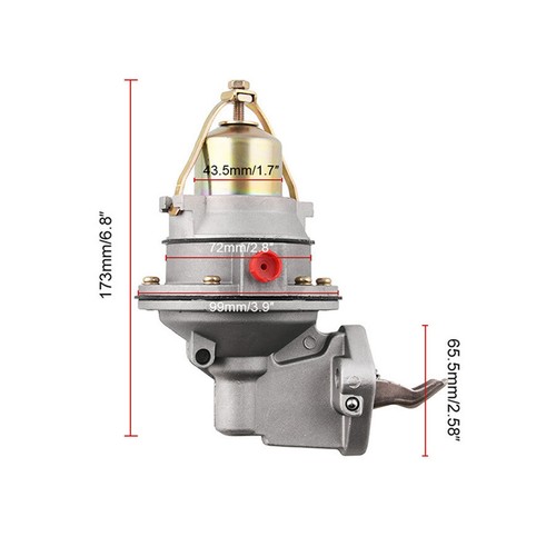 Kraftstoffpumpen passt für MerCruiser Mercury Marine MC120 MC165 MC170 42725A3 v - Bild 3 von 4