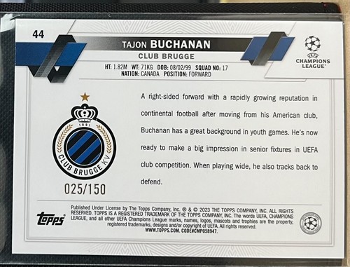 2023 Topps Jade UCL Chinese New Year Cards, /150 - Picture 24 of 26