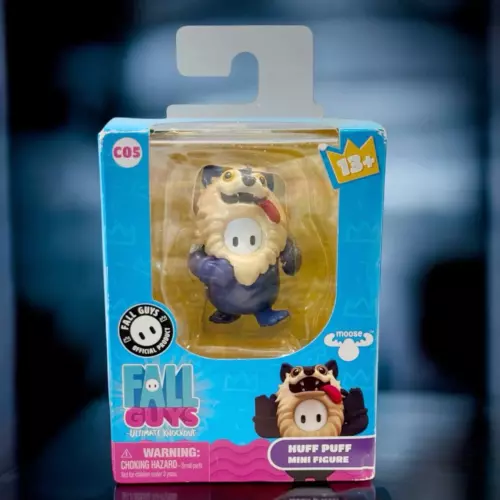 Fall Guys Ultimate Knockout HUFF PUFF C05 Mini Figure NEW in Box Moose **READ**