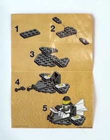 LEGO Space Galactic Scout 1462 100% complete w/Instructions & Polybag