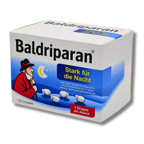 Baldriparan Stark für die Nacht 120 St. zur Linderung von Schlafstörungen - Bild 5 von 7