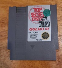 Golgo 13 Top Secret Episode Nintendo NES 1988 Cartridge Only Cleaned & Tested