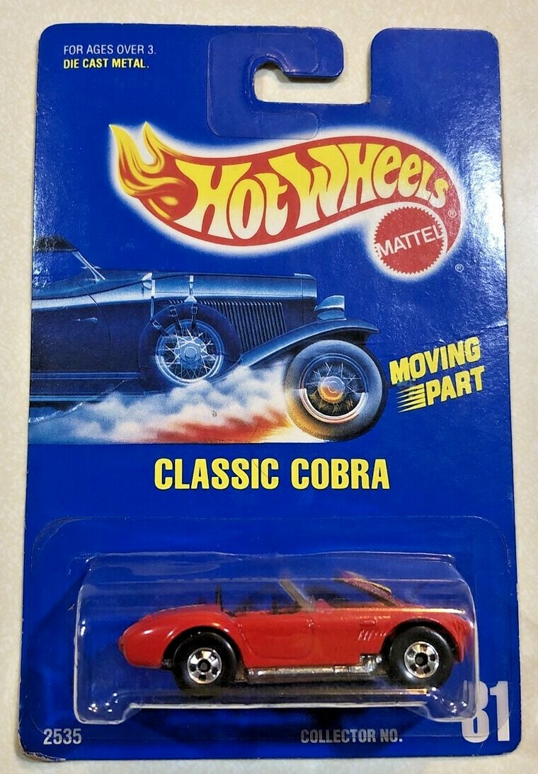ホットウィール Classic Cobra 1991 HOTWHEELS 1965 Shelby