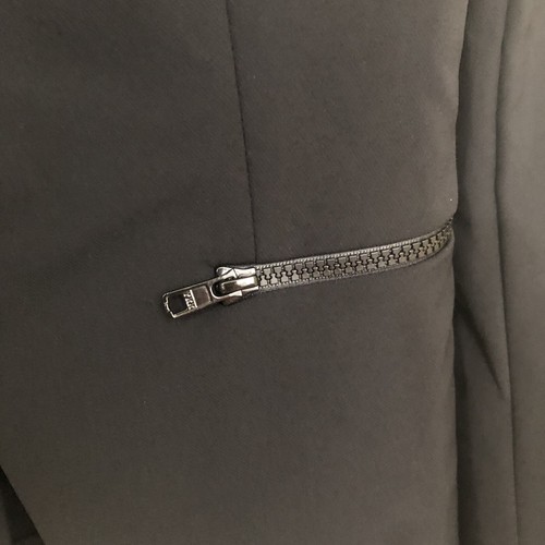 VERONICA BEARD Womens 4 Black Dickey Blazer Zip Pockets One Button Lined - Picture 6 of 20