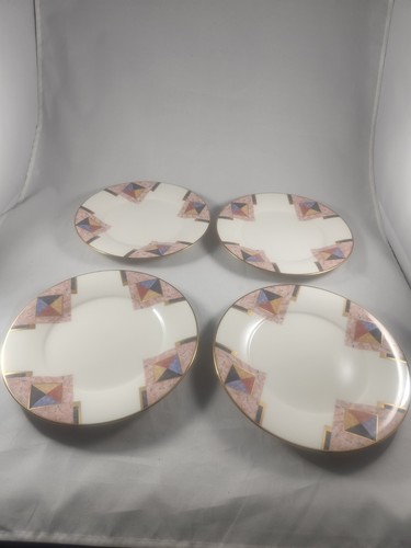 NORITAKE FINE CHINA MOMENTUM 7734 MADE IN JAPAN 4 SALAD PLATES 8 1/4" IN. - Picture 8 of 12
