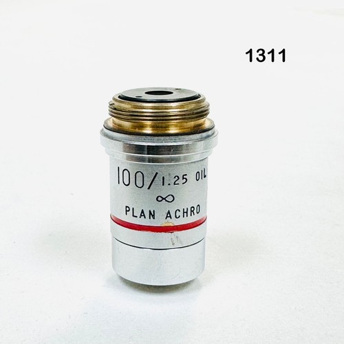 AO 1311 100/1.25 0IL PLAN ACHRO Microscope Objective Lens Made in USA - Picture 9 of 16