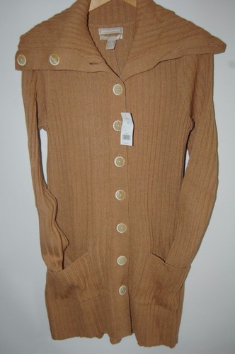 NEW Banana Republic Womens Wool Bld Button Cardigan Sweater Jacket M XL $130 NWT - Picture 9 of 12