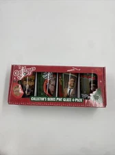 A Christmas Story Collector's Series Pint Glass 4-Pack ~ ICUP Holiday Gift Set