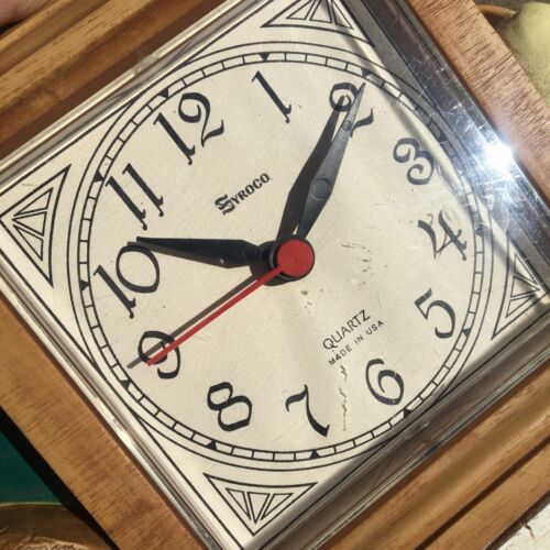 Syroco Burwood Products 2727B Uhr Quart USA Gib uns diesen Tag unser tägliches Brot - Bild 4 von 19