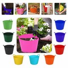 40L Flexible Tub Bucket with Carry Handles Home Laundry Storage Trugs - UK Made