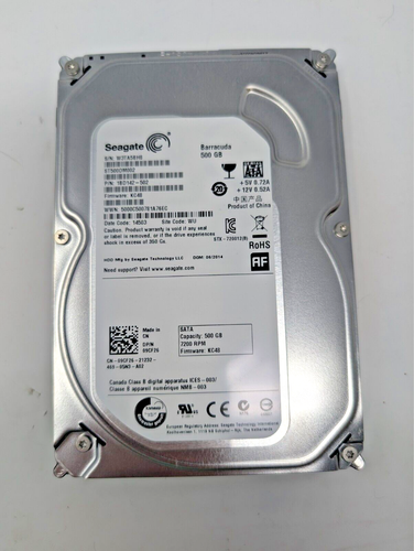 Seagate Barracuda ST500DM002-1BD142 3.5" 500GB 7200RPM SATA Hard Drive