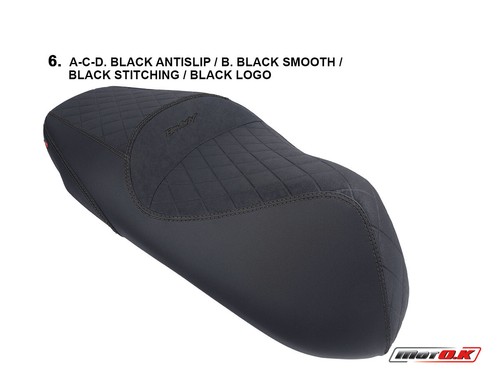 SEAT COVER Piaggio Beverly 300/400 Deep Black Euro 5 HPE ('23-'24) MotOK - Picture 11 of 11