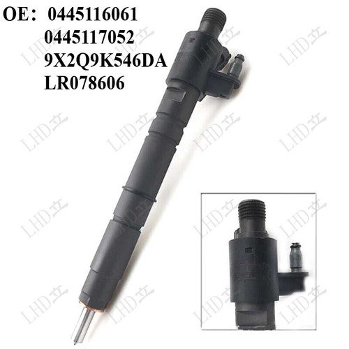 Fuel Injector 0445116061 0445117052 For Jaguar Land Rover 9X2Q9K546DA LR078606~ - Picture 1 of 4