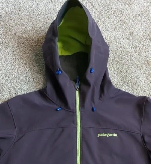 patagonia adze polartec softshell windbloc grid fleece lined jacket