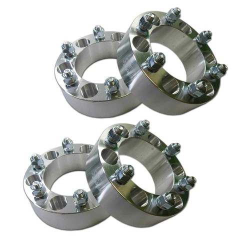 Four 6 x 5.5 139.7 Wheel Spacers 12x1.5 1.5" fit K10 K15 Frontier Titan Wagoneer - Picture 3 of 6