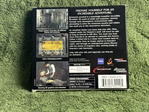 Dracula: The Last Sanctuary PC Game * Win XP * Brand New & Sealed w/ Slip Cover - Picture 3 of 3