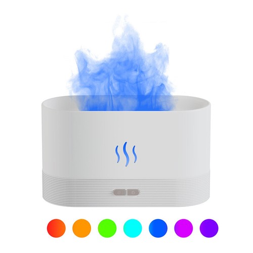 250ml USB Ultrasonic Flame Air Aroma Diffuser Humidifier w/ Auto-Off Protection - Picture 19 of 21