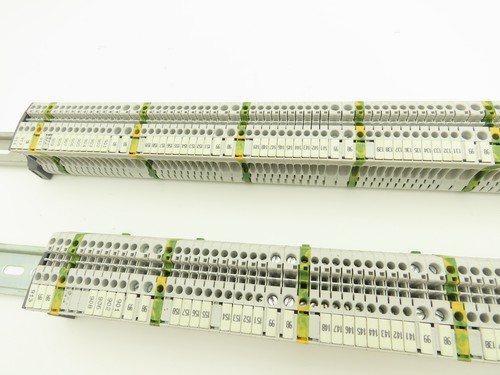 ABB Entrelec Mixed Size Terminal DIN Rails 2-Pole Lot of 165 - Picture 9 of 10