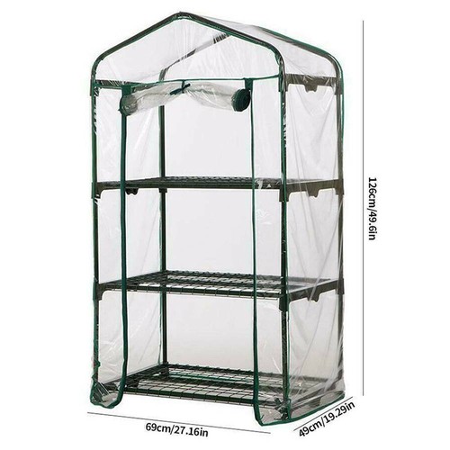 2/3/4/5Tier Mini Greenhouse Garden Steel Frame Plant Grow House Home Outdoor - Picture 7 of 16