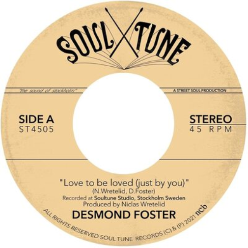 Desmond Foster Love to Be Loved (Just By You) (Vinyl LP) 7" Single