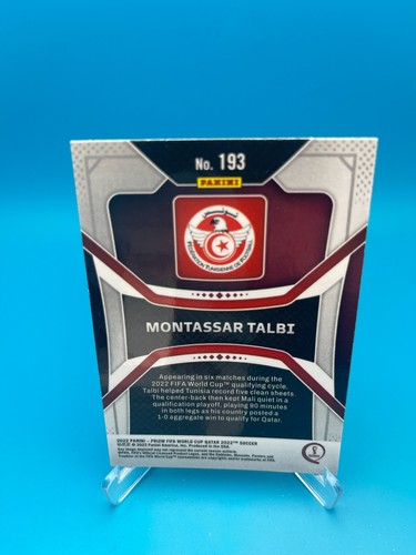 2022 Panini Prizm World Cup Qatar - #193 Montassar Talbi (RC) - Picture 2 of 2