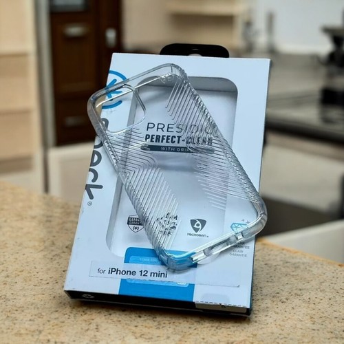 Official Genuine Original Speck (iPhone 12 Mini) Presidio Clear Grip Case Cover - Picture 5 of 15