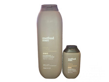 MethodMen Cedar & Cypress 2 in 1 Shampoo & Conditioner 14 oz + 3.4 oz (2Pack)
