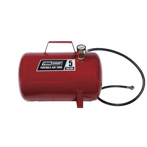 5 Gal 125 PSI Portable Jobsite Steel Tank Emergency Air Compressor Storage