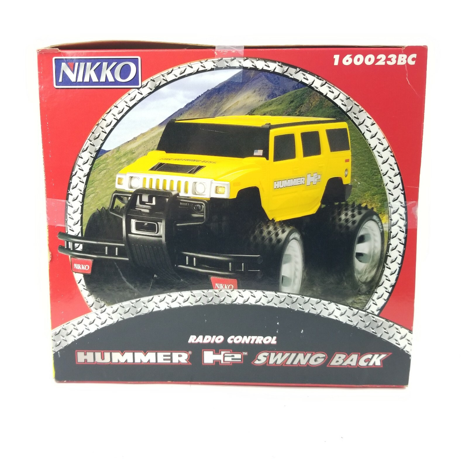Nikko Hummer H2 Swing Back Radio Control Remote Controlled Car Yellow Zapewnienie jakości, tanie
