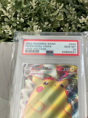 Graduado Gigantamax Pokemon Vivid Voltage Pikachu VMAX 44/185 PSA 10 54890221 - Imagen 5 de 9