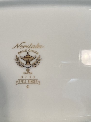 Noritake Spell Binder Oval Vegetable Serving Bowl 9733 Unused! 10.5” - Picture 10 of 10