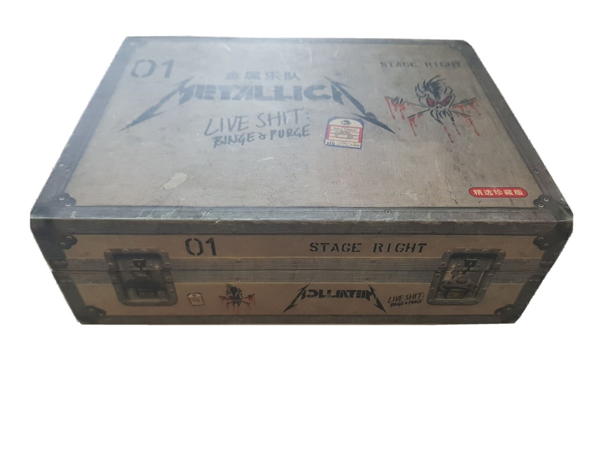 llica LIVE SHIT Binge & Purge ボックス Metallica Live Shit Binge & Purge DVD Box | eBay