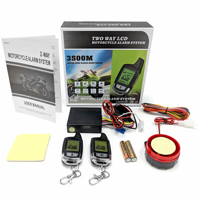 bike security system with remote start