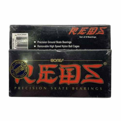 BONES REDS Skateboard Bearings 8 pack 8mm Durable - Picture 9 of 9